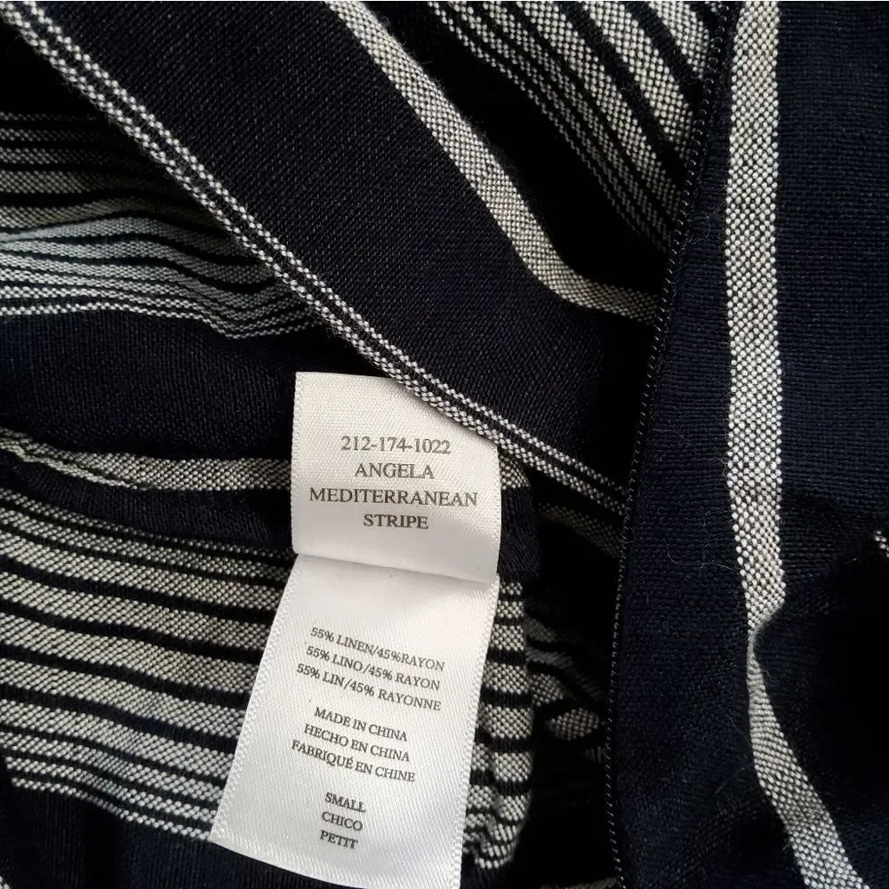 Rails Angela Mediterranean Stripe Belted Jumpsuit Size S - Picture 10 of 12